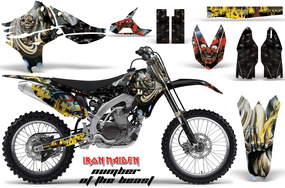 Yamaha YZ450F 2010 Graphics IRON MAIDEN-NUMBEr OF THE BEAST-NP